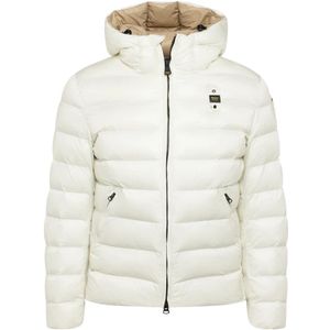 Blauer, Heren, Jassen, Wit, Maat: 2XL Nylon,