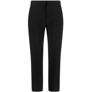 Alexander McQueen, Dames, Broeken, Zwart, Maat: XS Wol,