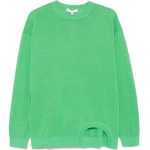 Tibi, Dames, Truien, Groen, Maat: XS Viscose,