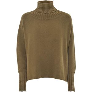 Manila Grace, Dames, Truien, Groen, Maat: S Viscose,