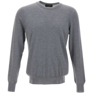 Gran Sasso, Heren, Truien, Grijs, Maat: M Zijde,