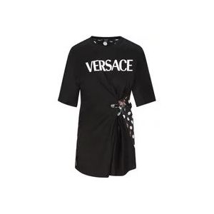 Versace Short Jurken , Black , Dames , Maat: 2XS