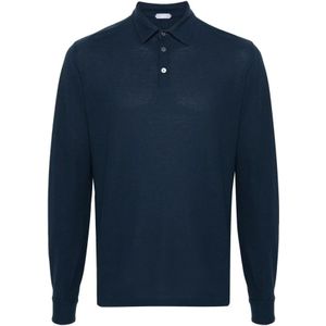 Zanone, Heren, Tops, Blauw, Maat: 2XL Katoen,