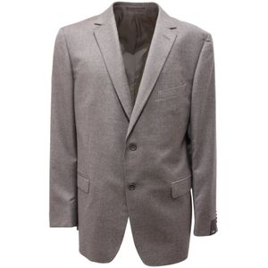 Ermenegildo Zegna, Heren, Jassen, Grijs, Maat: 3XL Wol,