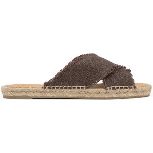 Castañer, Dames, Schoenen, Bruin, Maat: 37 EU Linnen,