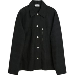 Soulland, unisex, Overhemden, Zwart, Maat: Xl/2Xl Poliester,