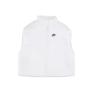 Nike Mouwloos Donsjack Dames Classic Vest , White , Dames , Maat: XS