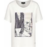 monari Shirt  crème / ecru / marine / wit