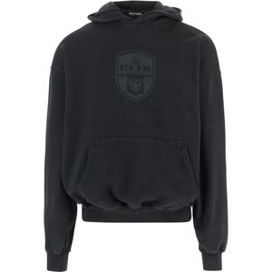 Cultura, Heren, Sweatshirts & Hoodies, Zwart, Maat: L Katoen,