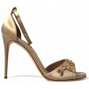 Dolce & Gabbana, Dames, Schoenen, Geel, Maat: 37 EU Zijde,