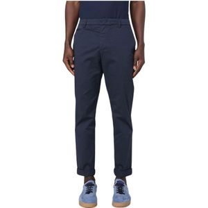 Dondup, Heren, Broeken, Blauw, Maat: W34 Katoen,