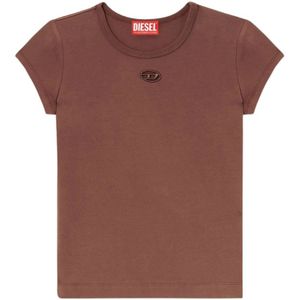 Diesel, Dames, Tops, Bruin, Maat: S