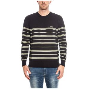 Armani Jeans, Heren, Truien, Zwart, Maat: L