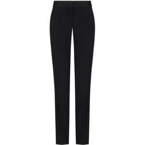 Emporio Armani, Dames, Broeken, Zwart, Maat: XS