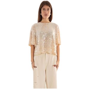 Aniye By, Dames, Blouses & Shirts, Beige, Maat: XS