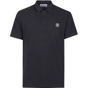 Stone Island, Heren, Tops, Blauw, Maat: L Katoen,