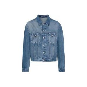 Jacquemus Denim Jassen , Blue , Heren , Maat: L