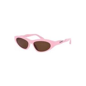 Balenciaga Stijlvolle zonnebril met Bb0207S ontwerp , Pink , Dames , Maat: 54 MM