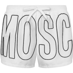 Moschino, Heren, Badkleding, Wit, Maat: XS Nylon,