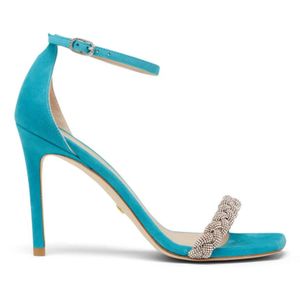 Stuart Weitzman, Dames, Schoenen, Blauw, Maat: 36 EU Suède,