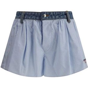 Alexander Wang, Dames, Korte broeken, Veelkleurig, Maat: 2XS Denim,