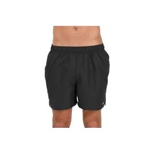Nike Zwarte Beachwear Shorts met Swoosh Print , Black , Heren , Maat: XS