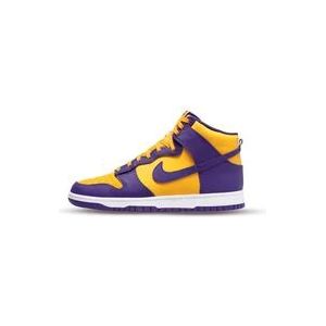 Nike Lakers High Top Sneaker , Yellow , Heren , Maat: 44 1/2 EU