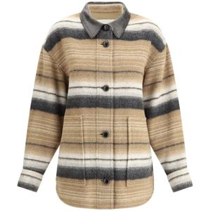 Marant étoile, Dames, Jassen, Veelkleurig, Maat: XS Wol,