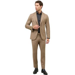 Boglioli, Heren, Pakken, Bruin, Maat: M Wol,