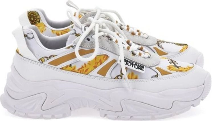 Versace Jeans Couture, Dames, Schoenen, Wit, Maat: 36 EU