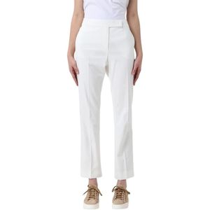 Max Mara, Dames, Broeken, Wit, Maat: 2XS