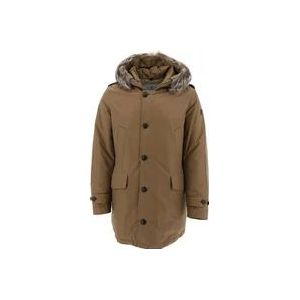 Woolrich Winterjas, Beige , Beige , Heren , Maat: XL