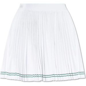 Lacoste, Dames, Rokken, Wit, Maat: M Viscose,