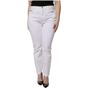 Dolce & Gabbana, Dames, Jeans, Wit, Maat: XL Denim,
