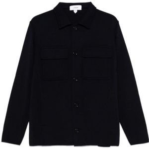 Lardini, Heren, Jassen, Blauw, Maat: S Wol,