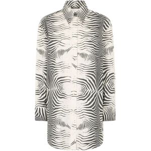 Roberto Cavalli, Dames, Blouses & Shirts, Zwart, Maat: 2XS