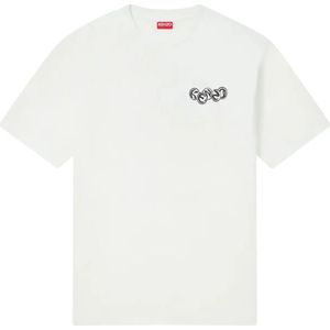 Kenzo, Heren, Tops, Wit, Maat: M