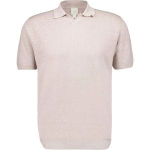 120% Lino, Heren, Tops, Roze, Maat: XL Linnen,