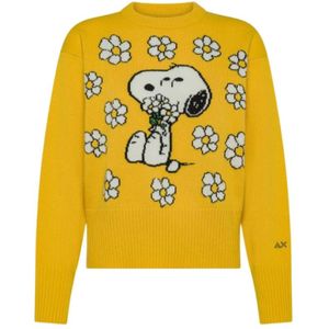 Sun68, Dames, Truien, Geel, Maat: M