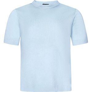 Franzese Collection, Heren, Tops, Blauw, Maat: M Zijde,