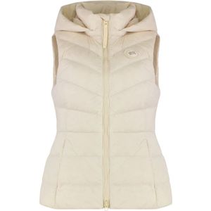 Canada Goose, Dames, Jassen, Beige, Maat: S Leer,