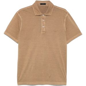 Fay, Heren, Tops, Bruin, Maat: 2XL