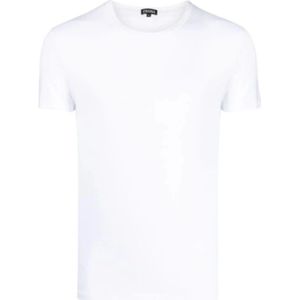 Zegna, Heren, Tops, Wit, Maat: S Katoen,