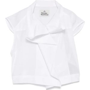 Vivienne Westwood, Dames, Blouses & Shirts, Wit, Maat: XL Katoen,