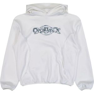 Casablanca, Heren, Sweatshirts & Hoodies, Wit, Maat: M Polyamide,