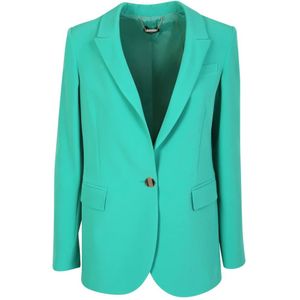 Liu Jo, Dames, Jassen, Groen, Maat: 2XS Leer,