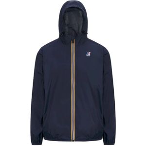 K-Way, Heren, Jassen, Blauw, Maat: XL Polyamide,