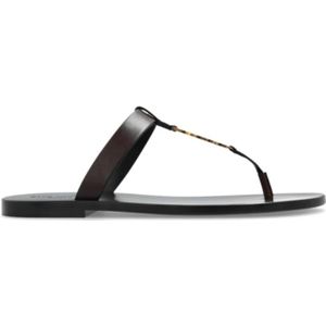 Saint Laurent, Heren, Schoenen, Bruin, Maat: 42 EU Leer,