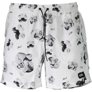 Karl Lagerfeld, Heren, Badkleding, Wit, Maat: S