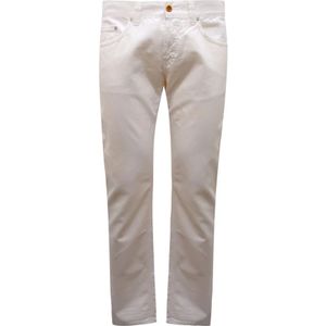 Dondup, Heren, Broeken, Wit, Maat: W33 Gabardine,